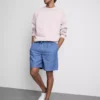 Pantaloni scurți din amestec de in, cu șnur Pantaloni scurți din amestec de in, cu șnur