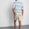 Pantaloni scurți din amestec de in, cu șnur Pantaloni scurți din amestec de in, cu șnur