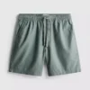 Pantaloni scurți din amestec de in, cu șnur Pantaloni scurți din amestec de in, cu șnur
