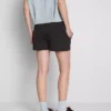 Pantaloni scurți din bumbac cu cordon de strângere Pantaloni scurți din bumbac cu cordon de strângere