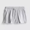 Pantaloni scurți din bumbac cu cordon de strângere Pantaloni scurți din bumbac cu cordon de strângere