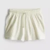 Pantaloni scurți din bumbac cu cordon de strângere Pantaloni scurți din bumbac cu cordon de strângere