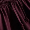Pantaloni scurți din bumbac cu cordon de strângere Pantaloni scurți din bumbac cu cordon de strângere