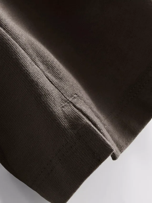 Pantaloni scurți din bumbac cu cordon de strângere Pantaloni scurți din bumbac cu cordon de strângere