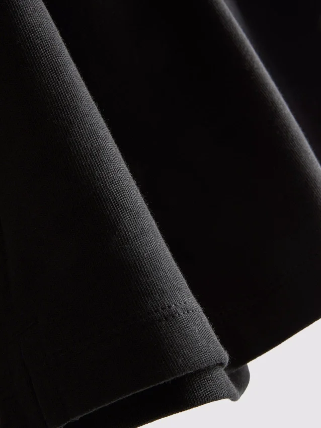 Pantaloni scurți din bumbac cu cordon de strângere Pantaloni scurți din bumbac cu cordon de strângere