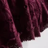 Pantaloni scurți din bumbac cu talie înaltă și broderii Pantaloni scurți din bumbac cu talie înaltă și broderii