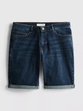 Pantaloni scurți din denim cu croială dreaptă