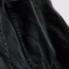 Pantaloni scurți din denim cu croială dreaptă Pantaloni scurți din denim cu croială dreaptă