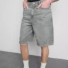Pantaloni scurți din denim cu croială lejeră Pantaloni scurți din denim cu croială lejeră