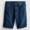 Pantaloni scurți din denim cu croială lejeră Pantaloni scurți din denim cu croială lejeră