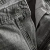 Pantaloni scurți din denim cu croială lejeră Pantaloni scurți din denim cu croială lejeră