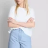 Pantaloni Scurți din denim de bumbac Pantaloni Scurți din denim de bumbac