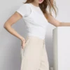 Pantaloni Scurți din denim de bumbac Pantaloni Scurți din denim de bumbac