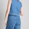 Pantaloni Scurți din denim de bumbac Pantaloni Scurți din denim de bumbac