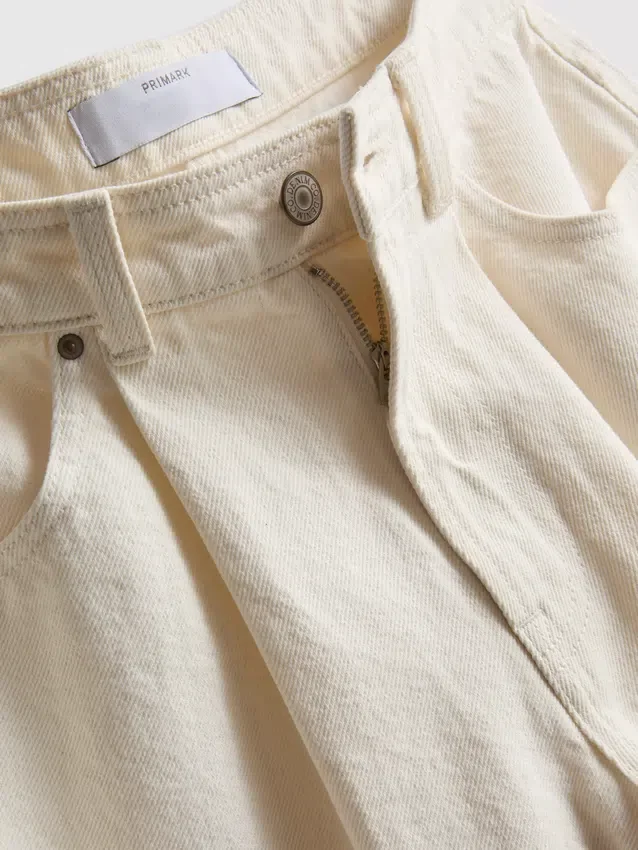 Pantaloni Scurți din denim de bumbac Pantaloni Scurți din denim de bumbac