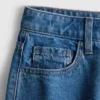 Pantaloni Scurți din denim de bumbac Pantaloni Scurți din denim de bumbac