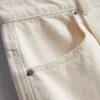 Pantaloni Scurți din denim de bumbac Pantaloni Scurți din denim de bumbac