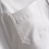 Pantaloni scurți din denim de bumbac cu buzunare în față Pantaloni scurți din denim de bumbac cu buzunare în față