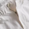 Pantaloni scurți din denim de bumbac, cu croi în A Pantaloni scurți din denim de bumbac, cu croi în A