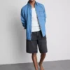 Pantaloni scurți din denim largi, cu talie medie