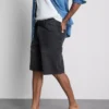 Pantaloni scurți din denim largi, cu talie medie
