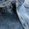 Pantaloni scurți din denim largi, cu talie medie