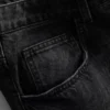 Pantaloni scurți din denim largi, cu talie medie