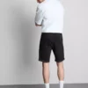 Pantaloni scurți din denim slim cu talie medie