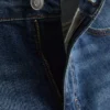 Pantaloni scurți din denim slim cu talie medie