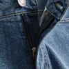 Pantaloni scurți din denim slim cu talie medie