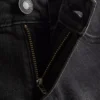 Pantaloni scurți din denim slim cu talie medie