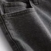 Pantaloni scurți din denim slim cu talie medie