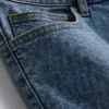 Pantaloni scurți din denim slim cu talie medie