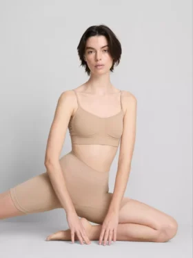 Pantaloni scurți fără cusături cu efect de ridicare a feselor