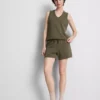 Pantaloni scurți lejer din amestec de modal Pantaloni scurți lejer din amestec de modal