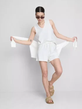 Pantaloni scurți lejer din amestec de modal