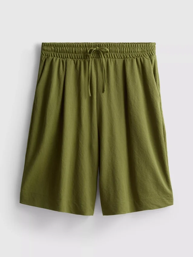 Pantaloni Scurți lejeri, cu textură Pantaloni Scurți lejeri, cu textură