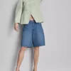 Pantaloni Scurți lungi din denim de bumbac