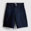 Pantaloni Scurți lungi din denim de bumbac