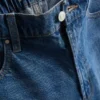 Pantaloni Scurți lungi din denim de bumbac