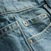 Pantaloni Scurți mini din denim de bumbac Pantaloni Scurți mini din denim de bumbac