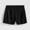 Pantaloni scurți plisați din amestec de in Pantaloni scurți plisați din amestec de in