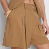 Pantaloni Scurți plisati Paula Echevarría Pantaloni Scurți plisati Paula Echevarría
