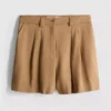Pantaloni Scurți plisati Paula Echevarría Pantaloni Scurți plisati Paula Echevarría