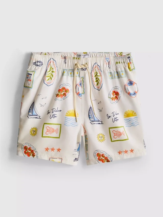 Pantaloni Scurți „Postcard” Pantaloni Scurți „Postcard”