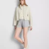 Pantaloni scurți skinny din jersey cu conținut ridicat de bumbac Pantaloni scurți skinny din jersey cu conținut ridicat de bumbac