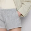 Pantaloni scurți skinny din jersey cu conținut ridicat de bumbac Pantaloni scurți skinny din jersey cu conținut ridicat de bumbac