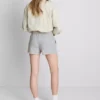 Pantaloni scurți skinny din jersey cu conținut ridicat de bumbac Pantaloni scurți skinny din jersey cu conținut ridicat de bumbac
