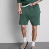 Pantaloni scurți spălați, cu talie elastică Pantaloni scurți spălați, cu talie elastică