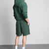 Pantaloni scurți spălați, cu talie elastică Pantaloni scurți spălați, cu talie elastică
